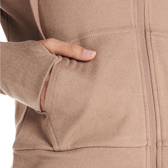 Kyodan chamois APRES SKI RIBBED FLEECE HOODIE - Picture 6 of 13